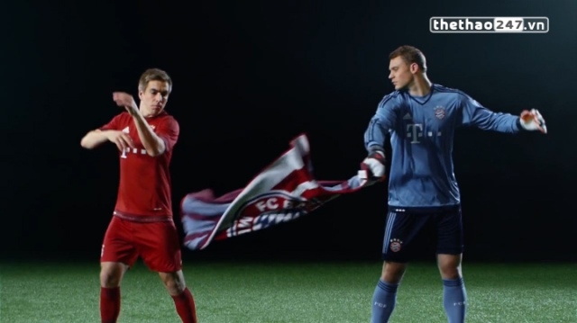 VIDEO: Dàn sao Bayern Munich ngây ngô trong clip quảng cáo mới