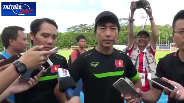 VIDEO: HLV Miura phát biểu trước trận U23 Việt Nam - U23 Brunei