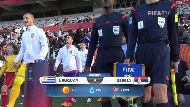 Video bàn thắng: Uruguay 1-0 Serbia (U20 FIFA World Cup 2015)
