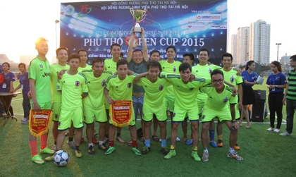 La Phù và FC Đẹp vô địch giải Phú Thọ Open Cup 2015