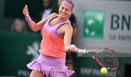 Roland Garros 2015: Kvitova thua sốc tại vòng 4
