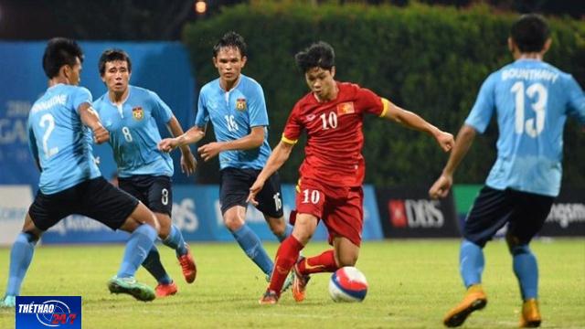 Video SEA Games 28: Màn trình diễn của Công Phượng vs U23 Lào