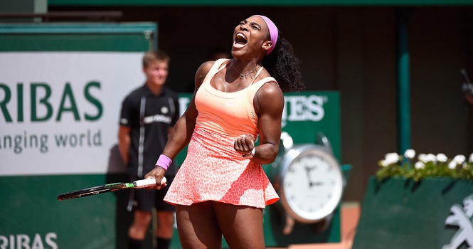 Roland Garros 2015: Thắng vất, Serena gặp Safarova tại chung kết