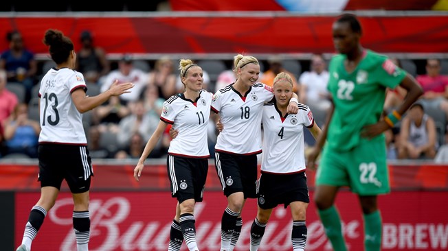Video bàn thắng: Đức 10-0 Bờ Biển Ngà (World Cup bóng đá nữ 2015)