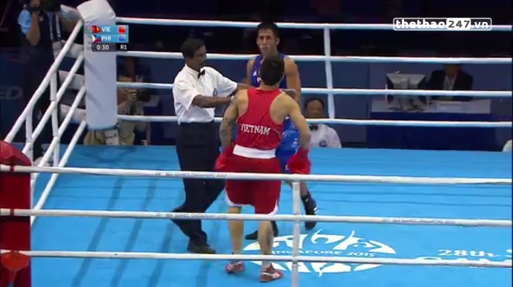 Video SEA Games 28: Bán kết boxing hạng cân 75kg - Trương Đình Hoàng