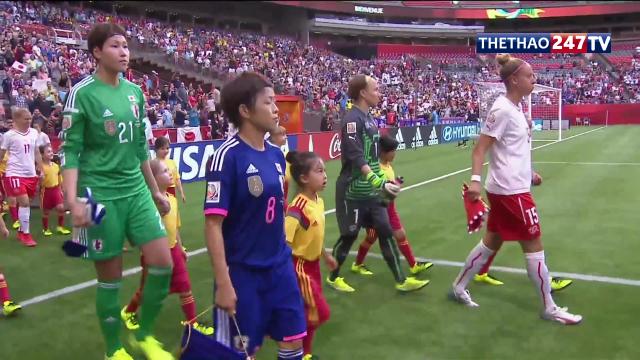 Video bàn thắng: Nhật Bản 1-0 Thụy Sỹ (World Cup bóng đá nữ 2015)