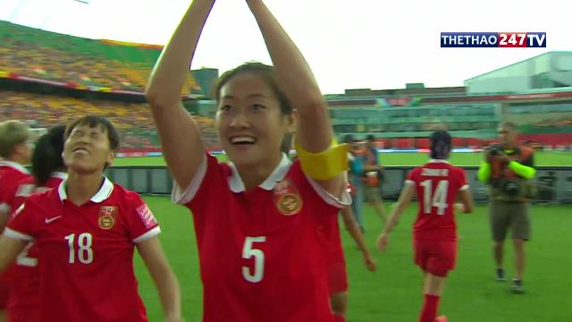 Video bàn thắng: Trung Quốc 1-0 Hà Lan (VCK World Cup bóng đá nữ 2015)