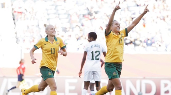 Video bàn thắng: Australia 2-0 Nigeria (World Cup bóng đá nữ 2015)