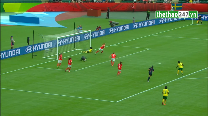 Video clip bàn thắng: Thụy Sĩ 1-2 Cameroon (World Cup bóng đá nữ 2015)