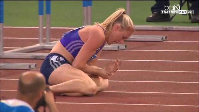 VIDEO: Người đẹp Úc ngã gãy gập tay trên đường chạy 100m rào nữ
