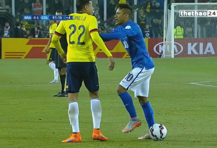 VIDEO: Những hình ảnh 'xấu xí' của Neymar trong trận gặp Colombia