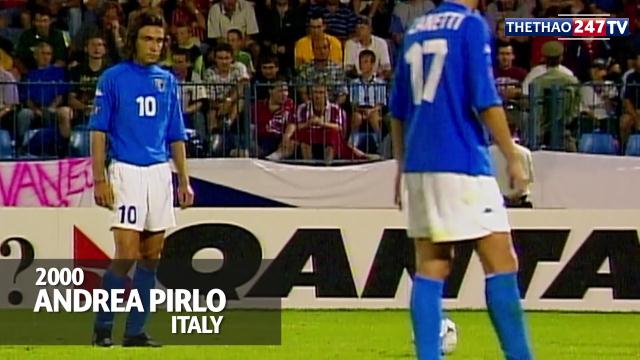 Video danh thủ: Xem Pirlo sút phạt tuyệt đỉnh ở lứa tuổi U21