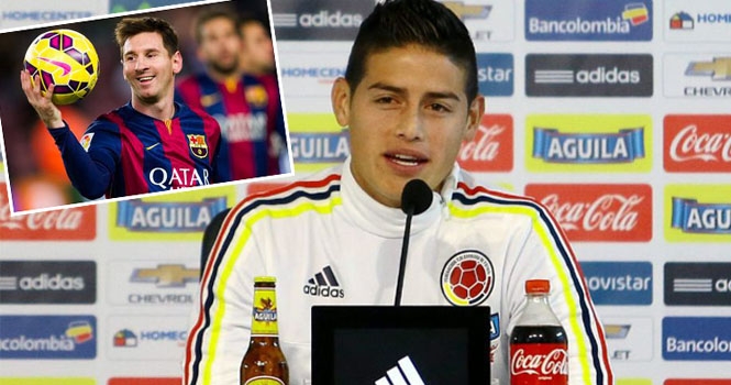 James Rodriguez: 'Messi là cầu thủ của thế giới khác'