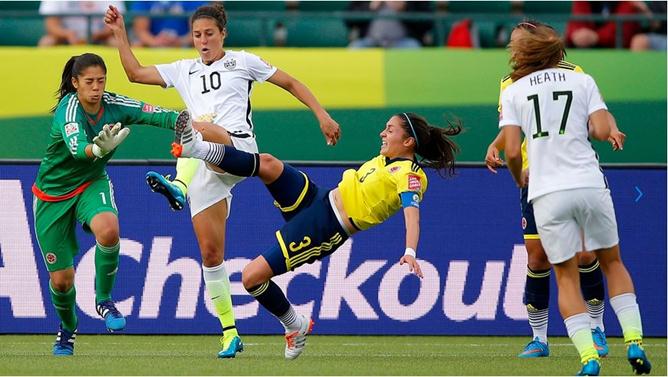 Video bàn thắng: Mỹ 2-0 Colombia (Vòng 1/8 World Cup nữ 2015)