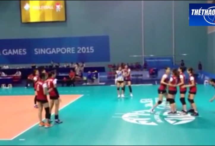 VIDEO: Trò chơi của các chân dài bóng chuyền Việt Nam trước giờ thi đấu