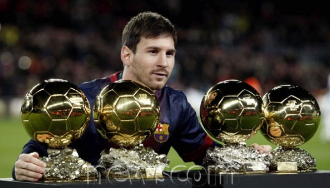 Video danh thủ: Messi và 4 lần giành QBV trong sự nghiệp
