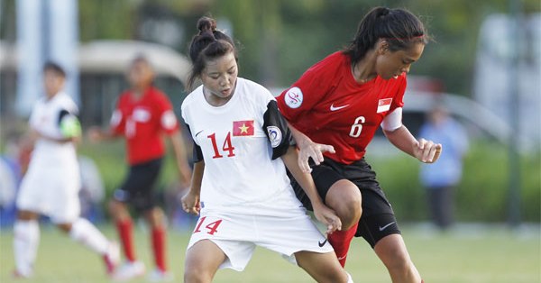 Thắng đậm Singapore, tuyển U14 nữ Việt Nam gặp Myanmar ở bán kết