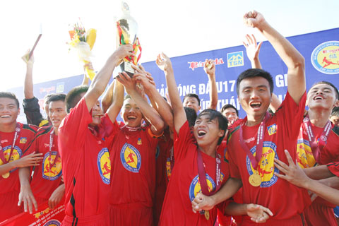 Lịch thi đấu - Kết quả giải bóng đá U17 Quốc gia 2015