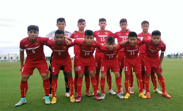 U15 Việt Nam toàn thắng ngày ra quân giải Nhật Bản​ - Mekong 2015