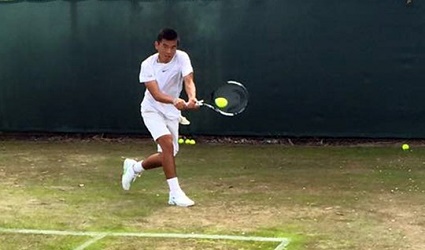 Wimbledon Junior 2015: Lý Hoàng Nam dừng bước ở vòng 1