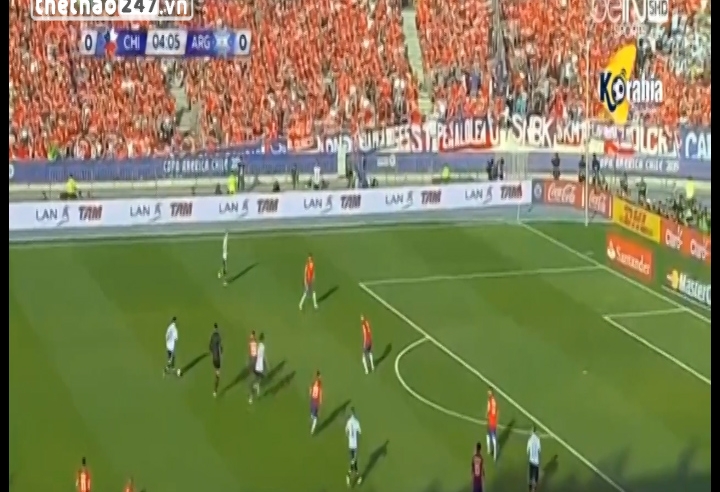 Video highlight: Chile 0-0 Argentina (Chung kết Copa America 2015)
