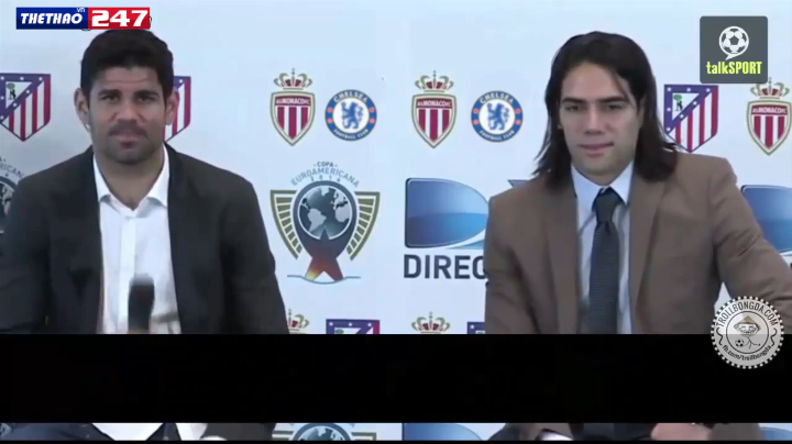 Video hài hước: Phỏng vấn Falcao và Costa trong ngày hội ngộ tại Chelsea
