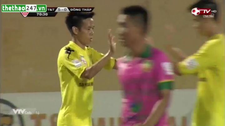 Video bàn thắng: Hà Nội T&T 7-0 Đồng Tháp (V16 V-League 2015)