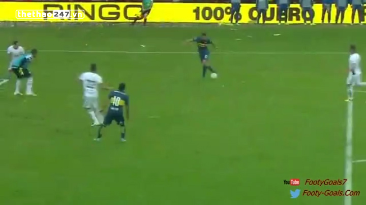 VIDEO: Pha Rabona ghi bàn đẹp mắt chào mừng Tevez trở về Boca