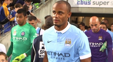 Vicent Kompany lỡ chuyến du đấu tại Việt Nam