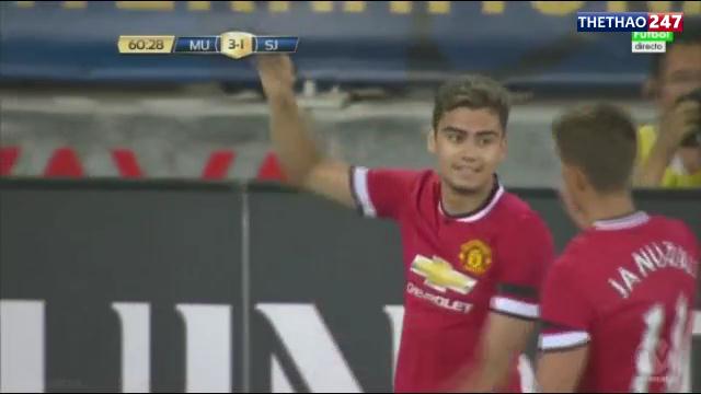 VIDEO: Andreas Pereira ghi bàn ra mắt trong màu áo Man Utd