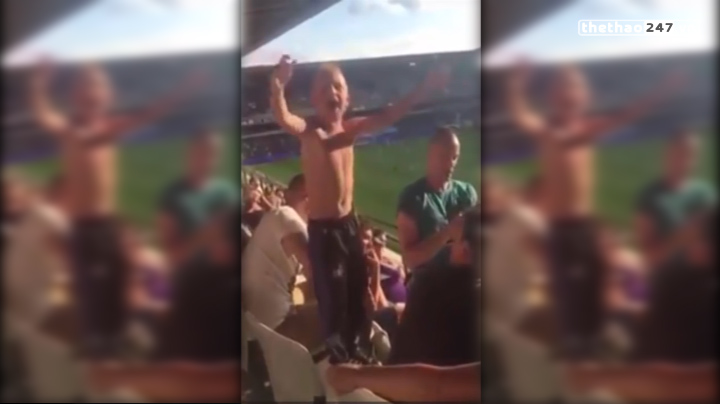 VIDEO: Sự cuồng nhiệt của fan nhí CLB Anderlecht