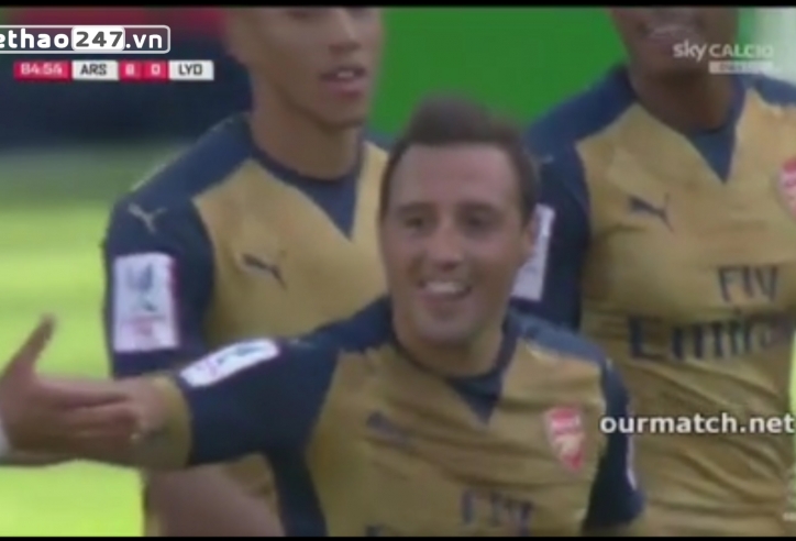 Video bàn thắng: Arsenal 6-0 Lyon (Giao hữu quốc tế)