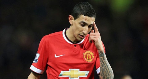 Trước khi đi, Di Maria bị Van Gaal phạt nặng