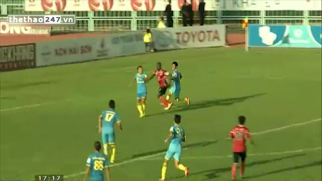 Video bàn thắng: Đồng Tâm Long An 2-0 Khánh Hòa (V19 V-League 2015)