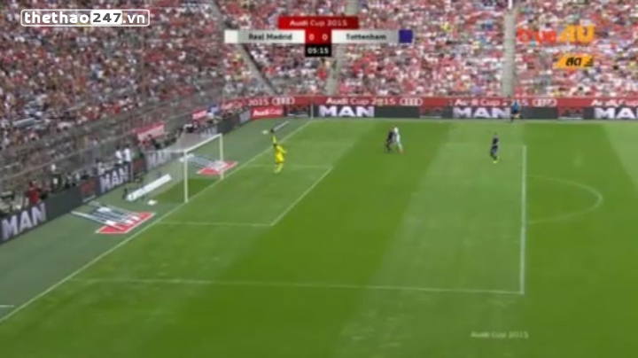 VIDEO: 2 pha bỏ lỡ liên tiếp của Real ngay đầu trận đấu