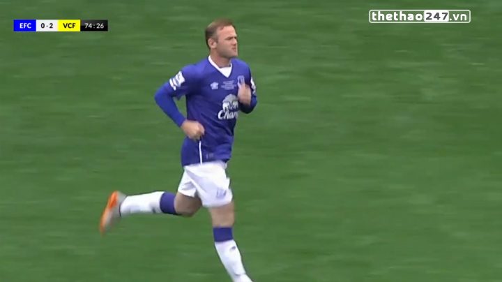 VIDEO: Wayne Rooney trở lại khoác áo CLB Everton trước mùa giải mới