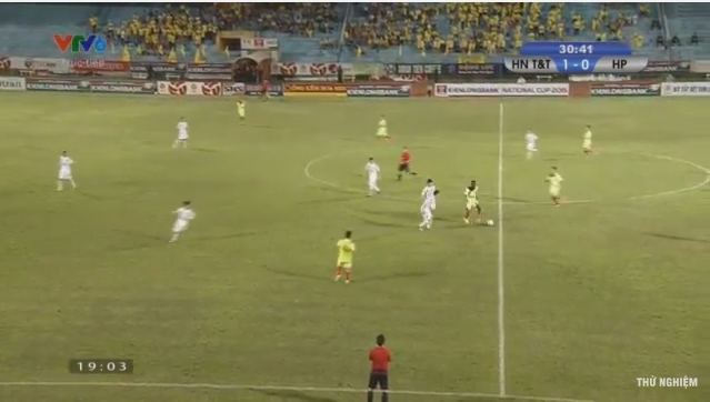 Video bàn thắng: Hà Nội T&T 5-0 Hải Phòng (Bán kết Cúp Quốc gia 2015)