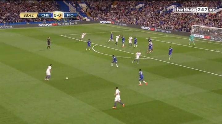 Video bàn thắng: Chelsea 0-1 Fiorentina (Giao hữu)