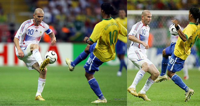 VIDEO: So khả năng đỡ bóng thượng thừa của Ronaldinho và Zidane