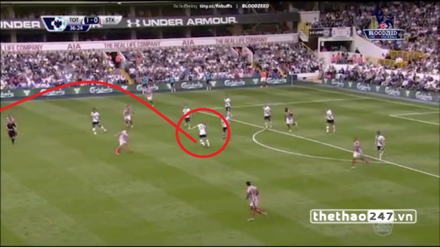 VIDEO: Pha kiến tạo từ sân nhà của cầu thủ Tottenham cho đồng đội