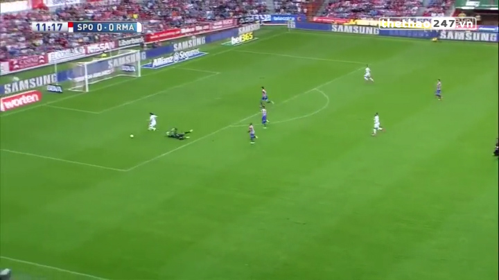 Video highlight: Sporting Gijon 0-0 Real Madrid (Vòng 1 La Liga 2015/2016)