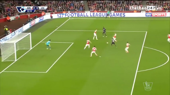 Video highlight: Arsenal 0-0 Liverpool (Vòng 3 NHA 2015/2016)