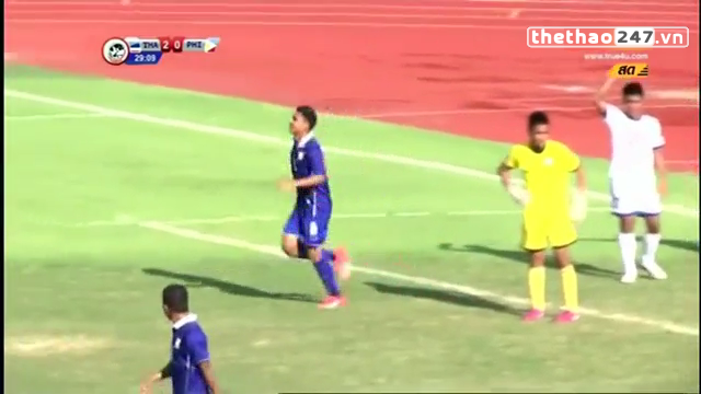 Video bàn thắng: U19 Thái Lan 4-1 U19 Philippines