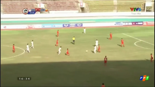 VIDEO: Pha ban bật đẹp mắt của U19 Việt Nam vs U19 Singapore