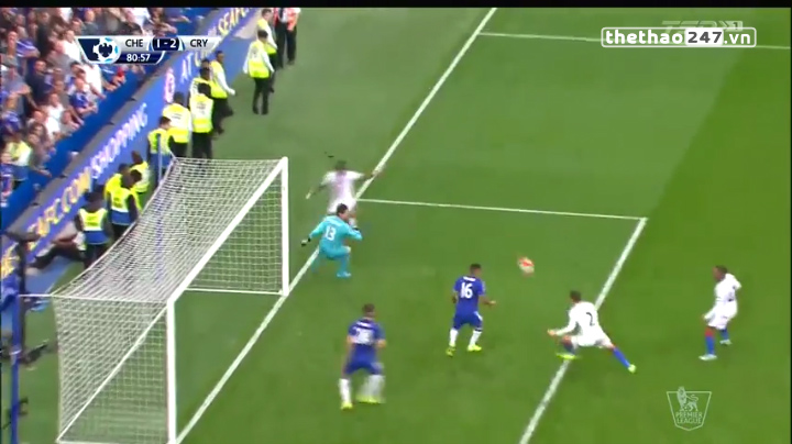 Video bàn thắng: Chelsea 1-2 Crystal Palace (Vòng 4 NHA 2015/2016)