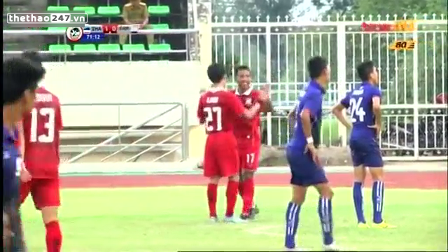 Video bàn thắng: U19 Thái Lan 6-0 U19 Campuchia