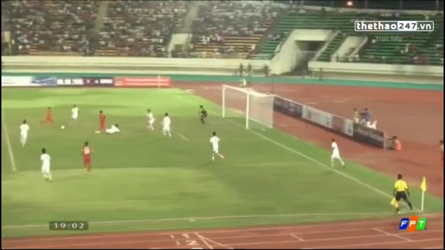 VIDEO: Bàn thắng thần tốc của U19 Việt Nam vào lưới U19 Lào