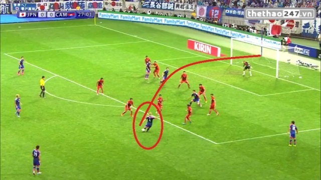 VIDEO: Cú rocket không thể cản phá của Honda tại vòng loại World Cup