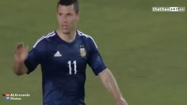 VIDEO: 2 pha lốp bóng đẳng cấp của Aguero vào lưới Bolivia