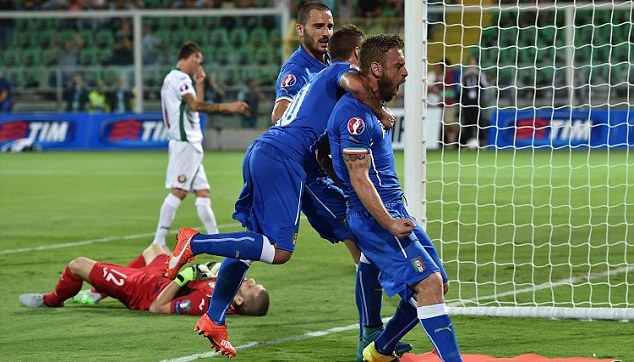 Video bàn thắng: Italia 1-0 Bulgaria (Vòng loại Euro 2016)